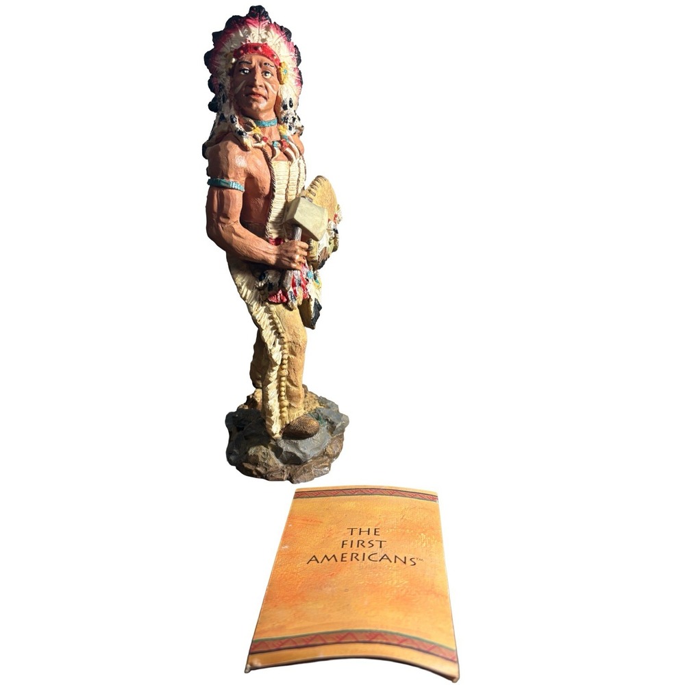 The First‎ Americans Russ Berrie #13853 Native American Warrior Counting Coup